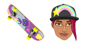 Fortnite Beach Bomber Skin Brite Board Cursor