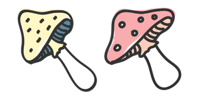 Hand-Drawn Mushroom Cursor