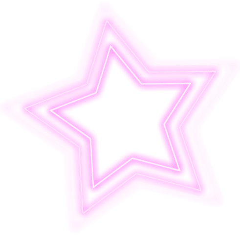 Pink Neon Star