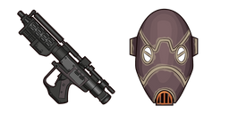 Star Wars BX-Series Droid Commando and E-5 Blaster Rifle Cursor