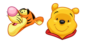 Winnie the Pooh and Tigger cursor